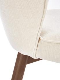 Silla tapizada Serena, Tapizado: chenilla (92% poliéster, , Patas: madera de fresno maciza p, Tejido blanco, An 55 x F 63 cm