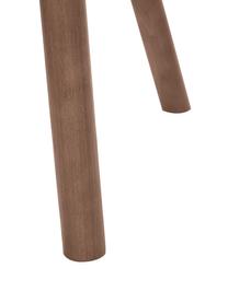 Krzesło tapicerowane Serena, Tapicerka: kordonek (92% poliester, , Nogi: lite drewno jesionowe, la, Biały, S 55 x G 63 cm
