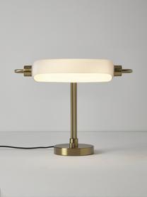 LED-Tischlampe Tate, Lampenschirm: Opalglas, Goldfarben, Weiß, B 44 x H 51 cm