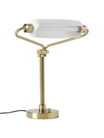 LED-Tischlampe Tate, Lampenschirm: Opalglas, Goldfarben, Weiß, B 44 x H 51 cm