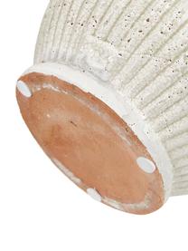 Macetero artesanal de cerámica Catinia, Cerámica, Beige, Ø 19 x Al 16 cm