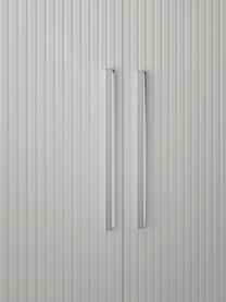 Szafa modułowa Simone, 4-drzwiowa, różne warianty, Korpus: płyta wiórowa pokryta mel, Szary, W 200 cm, Basic