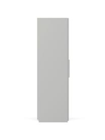 Armadio componibile con ante battenti Simone, larg. 200 cm, in diverse varianti, Legno, grigio, Interno Basic, larg. 200 x alt. 200 cm