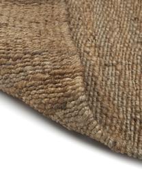 Ręcznie wykonany dywan z juty z frędzlami Cadiz, 100% juta, Brązowy, S 60 x D 90 cm (Rozmiar XXS)