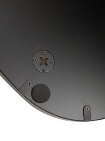 Ovale wandspiegel Lucia met zwarte metalen lijst, Lijst: gecoat metaal, Zwart, B 40 cm x H 70 cm