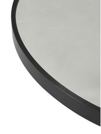 Runder Wandspiegel Ida, Rahmen: Metall, beschichtet, Rückseite: Mitteldichte Holzfaserpla, Spiegelfläche: Spiegelglas, Schwarz, Ø 72 cm