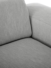 Canapé 3 places Melva, Tissu gris, larg. 198 x prof. 101 cm