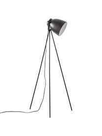 Kleine Tripod Leselampe Studio, Lampenschirm: Stahl, Lampenfuß: Stahl, Mattschwarz, Ø 58 x H 130 cm