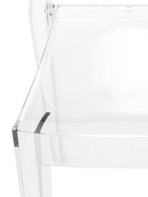 Transparante stoel Victoria Ghost, Polycarbonaat, Transparant, B 38 x D 52 cm