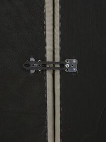 Diván modular grande de pana Lennon, Tapizado: pana (92% poliéster, 8% p, Estructura: madera de pino maciza, ma, Patas: plástico Las patas están , Pana gris, An 357 x F 119 cm, respaldo izquierdo
