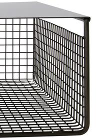 Scaffale sottopiano in acciaio Fari 2 pz, Acciaio rivestito, Nero, Larg. 35 x Alt. 14 cm