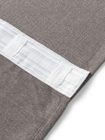 Zatemňovací závěsy s multifunkční páskou Jensen, 2 ks, 95% polyester, 5% nylon, Šedá, Š 130 cm, D 260 cm