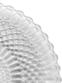 Talerz duży ze szkła Milesia, 2 szt., Szkło, Transparentny, Ø 28 cm