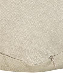 Kissenhüllen Joy mit weihnachtlichem Print, 3er-Set, Baumwolle, Beige, B 40 x L 40 cm