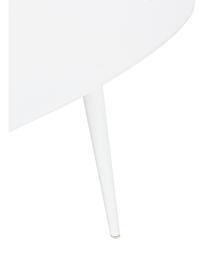 Mesa de centro para exterior Ridley, Aluminio con pintura en polvo, Blanco, An 120 x Al 36 cm