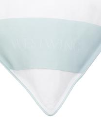 Cuscino medio con piume Standard, Rivestimento: 100% cotone, twill maco c, Bianco, Larg. 80 x Lung. 80 cm