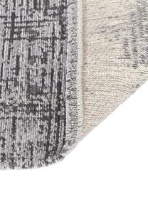 Loper Laurence, 70 % polyester, 30 % katoen, GRS-gecertificeerd, Grijs, zwart, B 80 x L 250 cm