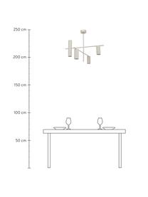 Plafonnier Cassandra, Beige, mat, larg. 70 x haut. 49 cm