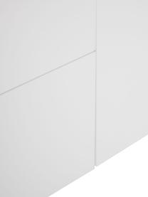 Meuble bas blanc avec portes Elyn, Blanc, larg. 180 x haut. 55 cm