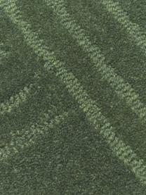 Tapis en laine tufté main Mason, Vert foncé, larg. 160 x long. 230 cm (taille M)