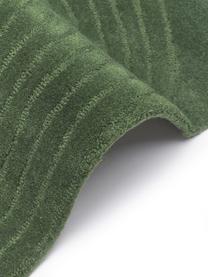 Tapis en laine tufté main Mason, Vert foncé, larg. 160 x long. 230 cm (taille M)