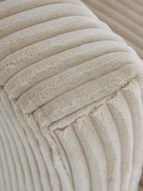 Corduroy loungefauteuil Jona in beige, Bekleding: 100 % polyester, Frame: grenenhout, FSC-gecertifi, Beige, B 84 x D 80 cm