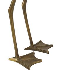 Stolik pomocniczy z metalu Duck, Odcienie mosiądzu, Ø 35 x W 45 cm