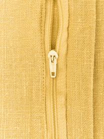 Leinen-Kissenhülle Lanya in Gelb, 100% Leinen

Leinen hat von Natur aus eher grobe Haptik und einen natürlichen Knitterlook. Die hohe Reißfestigkeit macht Leinen scheuerfest und strapazierfähig., Gelb, B 40 x L 60 cm