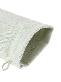 Katoenen washandjes Camila, 2 stuks, 100% katoen, BCI-gecertificeerd
Lichte kwaliteit, 400 g/m²

Het materiaal dat in dit product wordt gebruikt, is getest op schadelijke stoffen en gecertificeerd volgens STANDARD 100 door OEKO-TEX®, 3883CIT, CITEVE, Saliegroen, B 16 x H 22 cm