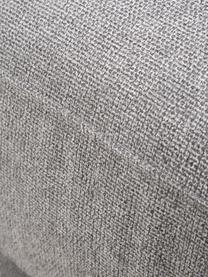 Modulares Ecksofa Jasmin in Grau, Bezug: 85% Polyester, 15% Nylon , Gestell: Massives Fichtenholz FSC-, Füße: Kunststoff, Webstoff Grau, B 306 x H 84 cm