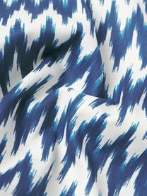 Housse de coussin d'extérieur 40x40 motif ikat Maillot, 100 % acrylique

Le matériau est certifié STANDARD 100 OEKO-TEX®, 2016OK0494, Bleu, larg. 40 x long. 40 cm