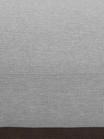 Hoekbank Brooks in grijs met metalen poten, Bekleding: polyester, Frame: massief grenenhout, Frame: grenenhout, gelakt, Poten: gepoedercoat metaal, Geweven stof grijs, B 315 x D 148 cm