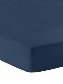 Topper-Spannbettlaken Biba, Flanell, Webart: Flanell Flanell ist ein k, Marineblau, B 90 x L 200 cm, H 15 cm