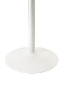 Table ronde avec placage en frêne Menorca, Ø 100 cm, Bois, blanc, Ø 100 x haut. 75 cm