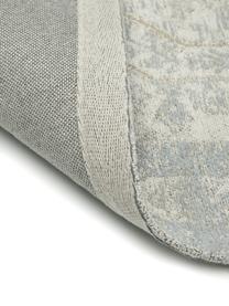 Ręcznie tkany chodnik szenilowy w stylu vintage Magalie, 95% bawełna-szenil, 5% poliester, Beżowy, S 80 x D 300 cm