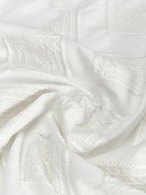 Bestickte Baumwoll-Bettwäsche Elaine in Weiß, 100% Baumwolle
Fadendichte 140 TC, Standard Qualität

Bettwäsche aus Baumwolle fühlt sich auf der Haut angenehm weich an, nimmt Feuchtigkeit gut auf und eignet sich für Allergiker., Weiß, 200 x 200 cm + 2 Kissen 80 x 80 cm