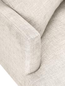 Divano 3 posti Adrian, Rivestimento: 47% viscosa, 23% cotone, , Struttura: compensato, Piedini: legno di quercia oliato, Tessuto beige, Larg. 214 x Alt. 79 cm