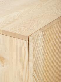 Rangement en bois de frêne massif Louis, Bois de frêne, larg. 100 x haut. 120 cm