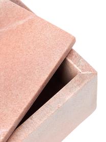 Marmor-Schmuckkästchen Terri, Griff: Metall, beschichtet, Terrakotta, marmoriert, B 14 x H 12 cm