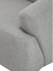 Canapé d'angle modulable Sofia, Tissu gris, larg. 278 x prof. 174 cm, module d'angle gauche
