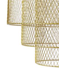 Metall-Pendelleuchte Louie, Lampenschirm: Metall, pulverbeschichtet, Baldachin: Metall, pulverbeschichtet, Goldfarben, Ø 40 x H 43 cm