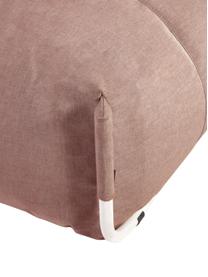 Outdoor-Pouf Square, Bezug: Polyester, Polypropylen, , Gestell: Aluminium, lackiert, Rosa, B 101 x T 101 cm