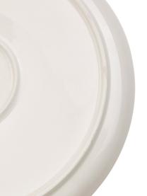 Porcelánový mělký talíř se s abstraktním vzorem a zlatým okrajem Rosie, 2 kusy, Porcelán, Bílá, růžová, Ø 26 cm, V 2 cm