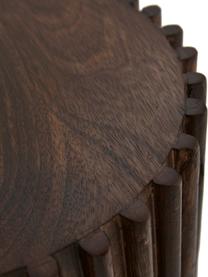 Stojak dekoracyjny z drewna mangowego Raffe, Drewno mangowe, Ciemny brązowy, Ø 24 x W 81 cm
