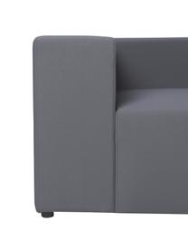 Canapé 3 places d'extérieur modulable gris foncé Lennon, Tissu gris foncé, larg. 210 x prof. 105 cm