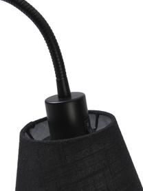 Lámpara de pie Ljusdal, Pantalla: tela, Cable: plástico, Negro, nogal, An 52 x Al 140 cm
