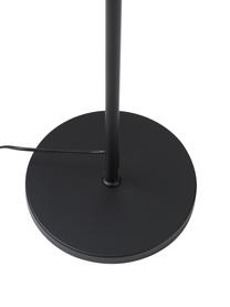 Lampa na čtení Ljusdal, Černá, ořechové dřevo, Š 52 cm, V 140 cm