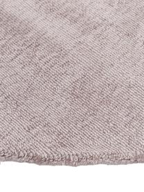 Okrągły ręcznie tkany dywan z wiskozy Jane, Liliowy, Ø 115 cm (Rozmiar S)