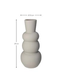 Vaso in pietra dolomitica Ivory, Pietra dolomitica, Beige, Ø 13 x Alt. 29 cm