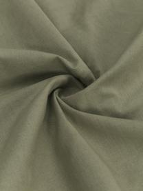 Pościel z bawełny z haftem Elaine, Zielony, 135 x 200 cm + 1 poduszka 80 x 80 cm